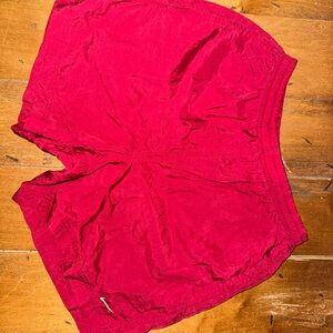 Nike Women's Bright Red Running Shorts